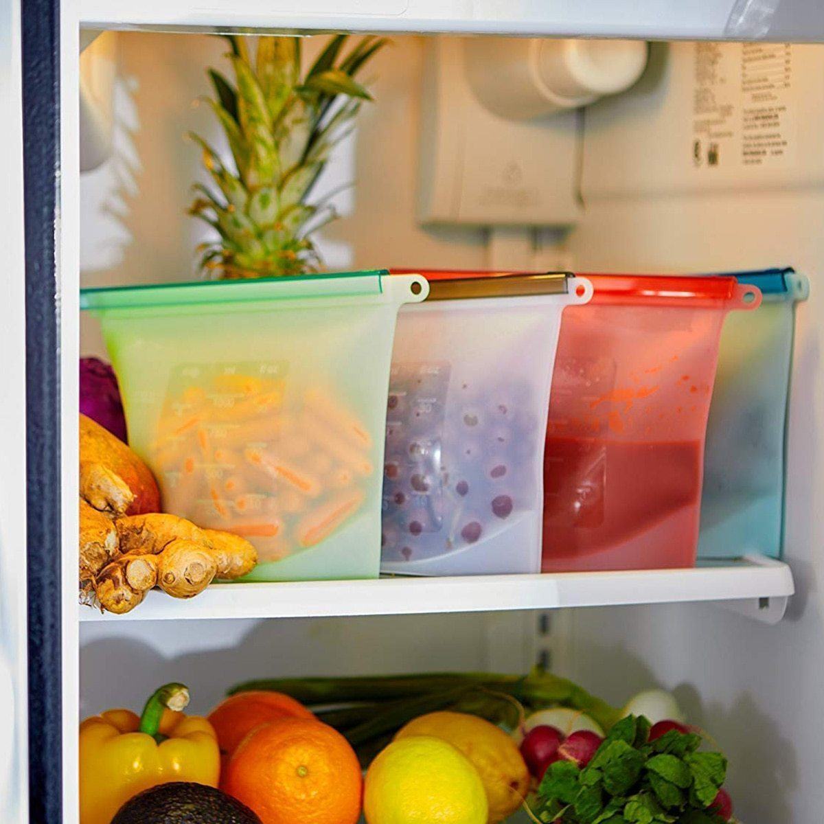 Reusable Food Storage Bags Home & Kitchen SmartGear Factory